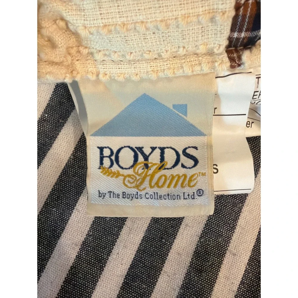 Boyds Home Friends Are Stars That Shine Forever Patchwork Teddy Bear Pillow